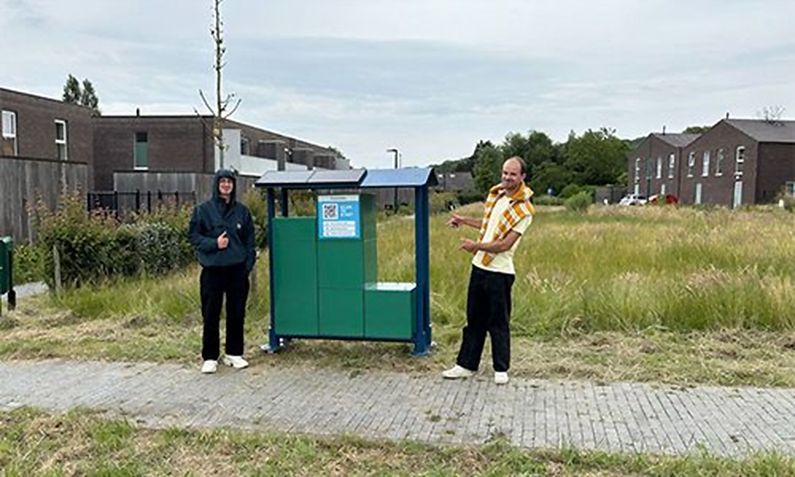 Hazel — social housing & community play hub — UrbanCubby installation in Oudenaarde